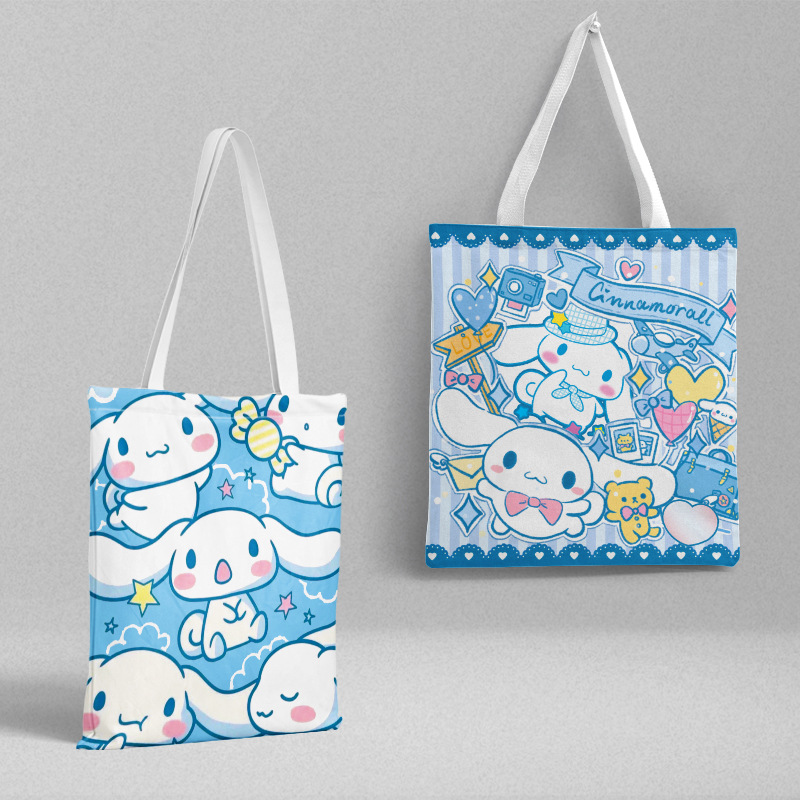 Bolsa de lona Sanli Gull pequeña fresca y simple estilo ins versión coreana hermosa bolsa de hombro bolsa de compras portátil al por mayor