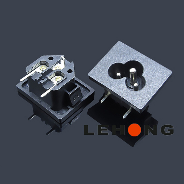 DE-6-2P5P3/安规AC插座/电源插座/品字插座/AC母座/器具插座