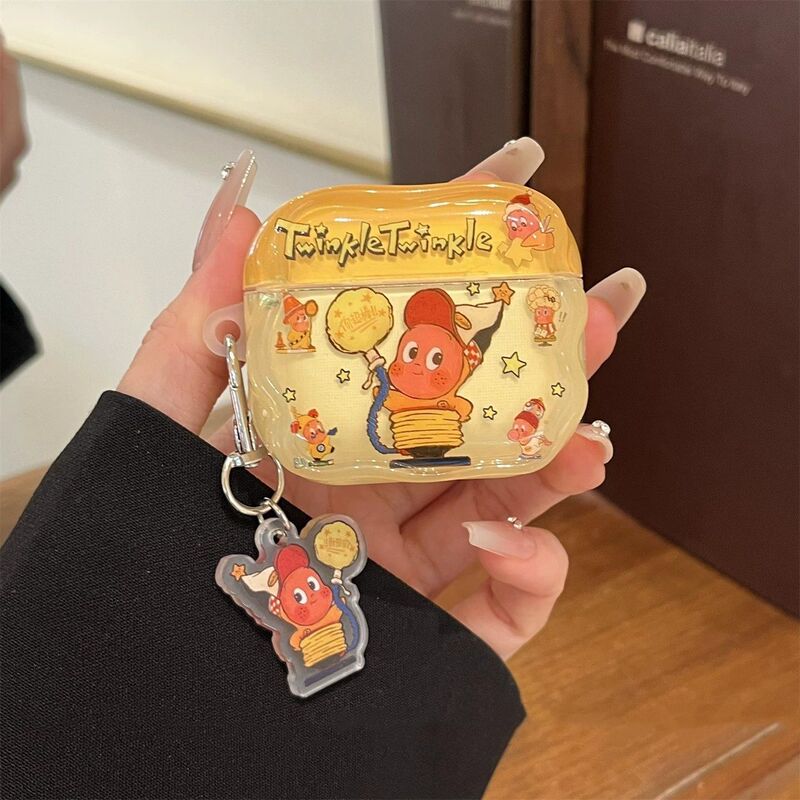 Balloon Star Man Protective Case Suitable for Airpodspro3/2, Airpods4Th and 5Th Generation Apple Bluetooth Headphone Cases Balloon Star Man Protective Case Suitable for Airpodspro3/2, Airpods4Th and 5Th Generation Apple Bluetooth Headphone Cases