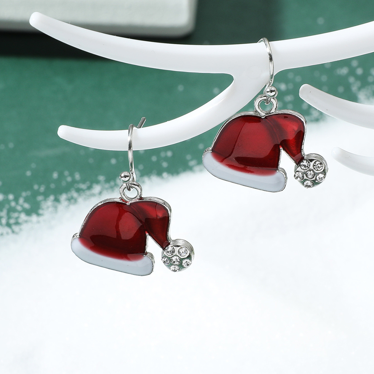 Women's Gender 1 Pair Christmas Cute Christmas Hat Christmas Tree Santa Claus Plating Alloy Drop Earrings