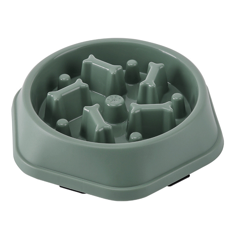 Fábrica al por mayor estilo casero hueso anti-estrangulamiento Slow Food Bowl perro tazón hogar estilo hueso anti-estrangulamiento perro Slow Food Bowl