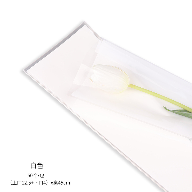 (procesamiento personalizado) macarón de color sólido bolsas de paquete de flores materiales de embalaje