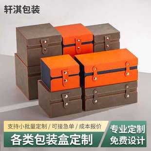 Retro Right-Angle Lace Italian Ring Box Gift Box Accessible Luxury High-End Bracelet Necklace Earrings Jewelry Box Packaging Empty Box