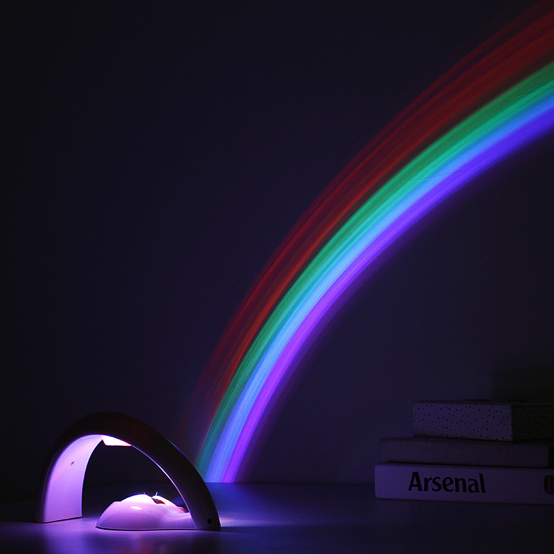 Fantasy girl heart starry night light light projection rainbow small purple light TikTok led purple color changing photo Blue