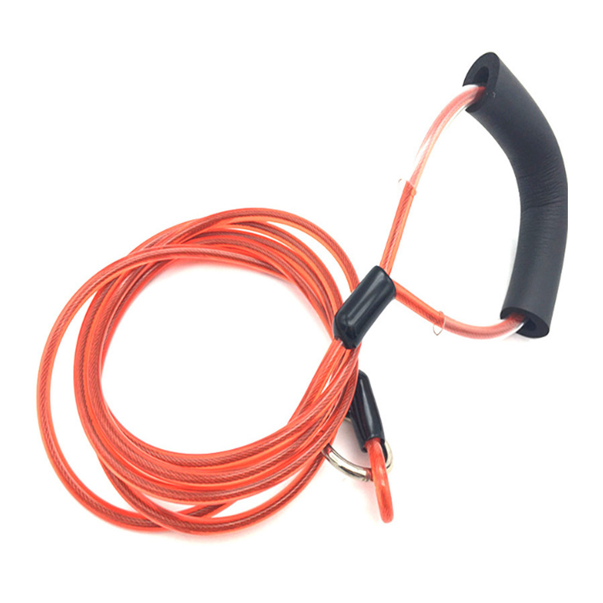 Suministro directo de fábrica de cuerda de acero recubierta de colores nuevos para correa de mascotas, accesorios para correa de perro, cuerda de acero para pasear perros