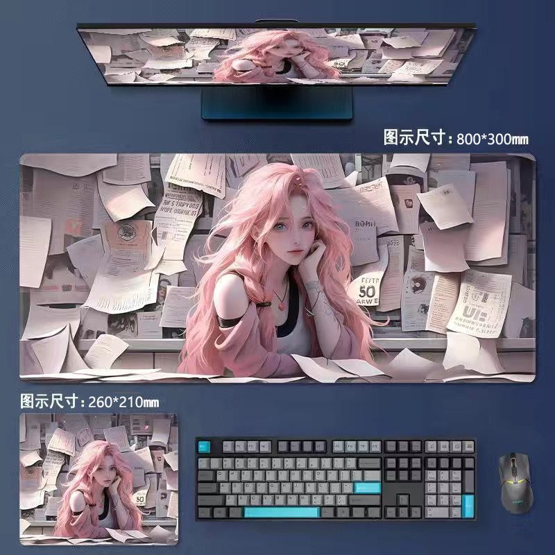 핑크와 데이지의 아름다운 소녀 [선호 소재]