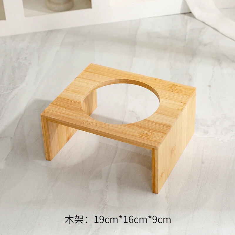 韩国BD平底锅猫碗宠物陶瓷狗碗吃粮吃罐头小猫咪狗狗食盆不黑下巴|undefined