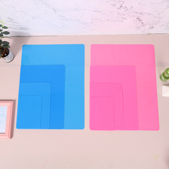 水晶滴膠模具硅膠墊片 DIY手工飾品製作防髒桌面墊 金屬邊框底托