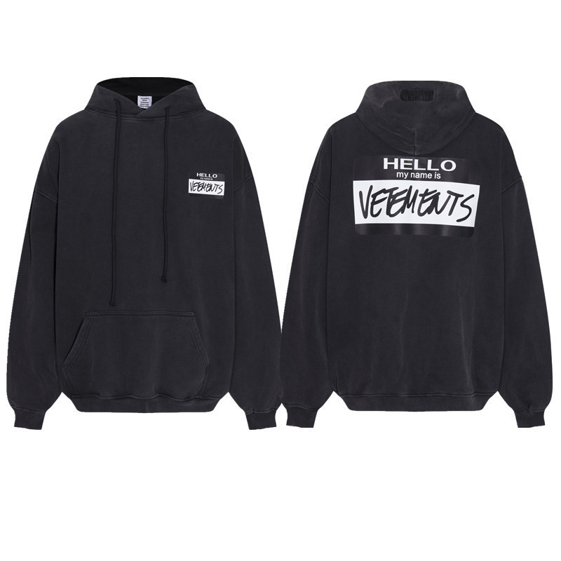VTM アメリカの国境を越えた卸売秋冬の新しい刺繍文字フード付きパーカー流行のブランドオーバーサイズ男性と女性のスウェットシャツ|undefined