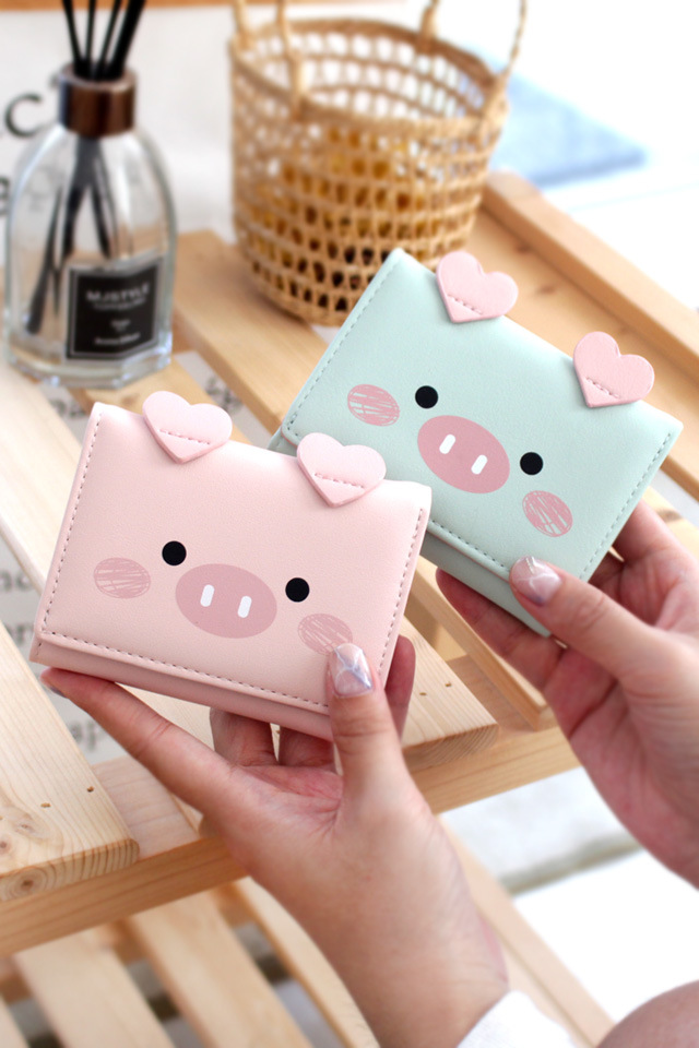 Pu Leather Material Animal Pattern Women's Animal Pu Leather Flip Cover Wallets