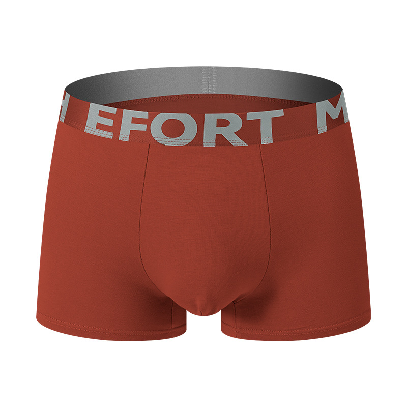 Ropa interior de hombre de algodón puro 7A Bóxer de entrepierna inferior de cordyceps antibacteriano para niños Pantalones bóxer de cintura media cómodos y transpirables para hombres lote