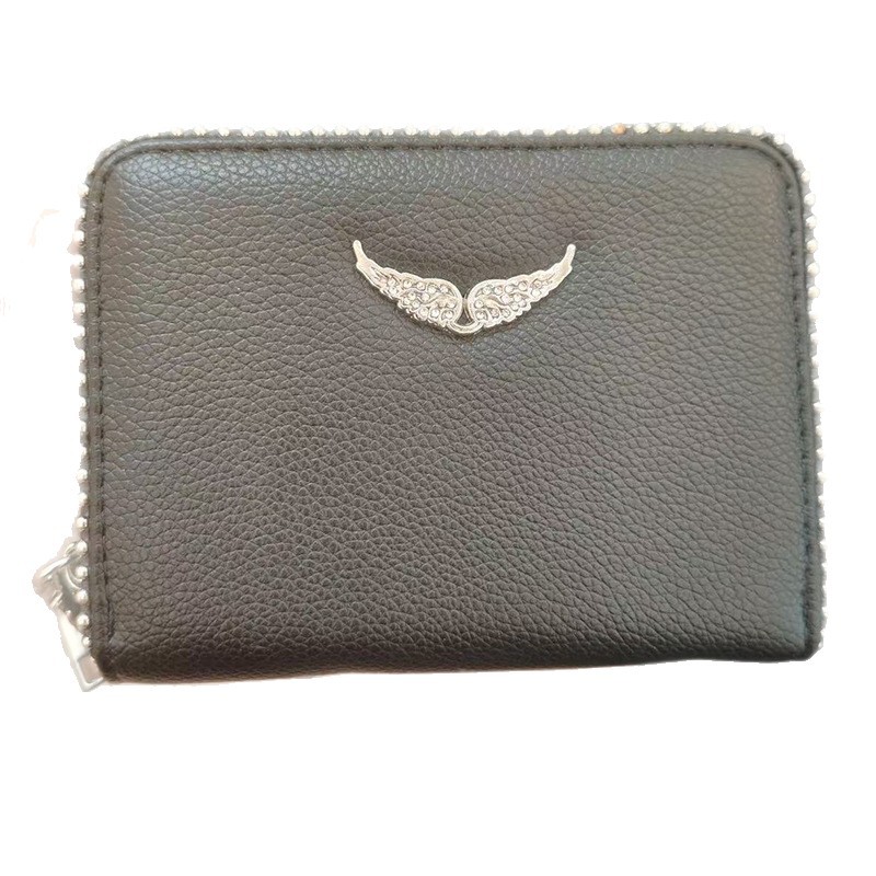 ZV bolsos de mujer de diamantes en caliente transfronterizos bolsos de cadena metálica bolsos tarjetas de cartera bolsos de mano largos bolsos de cambio monedero integrado