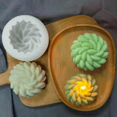 Sanxin Santa Ana flower candle silicone mold DIY Santa Ana scented candle plaster mousse mold