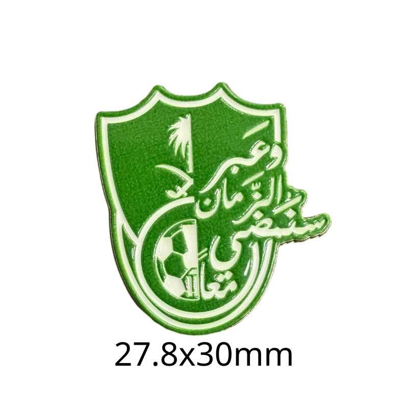 Insignias metálicas transfronterizas, pegatinas para teléfonos móviles, broches, Copa Mundial, Liga de Campeones, club de fútbol, insignias del Real Madrid, insignias del Liverpool al por mayor