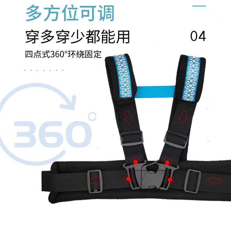 廠家直銷新款騎坐電動車兒童安全帶踏板摩托單車小孩出門可調背帶