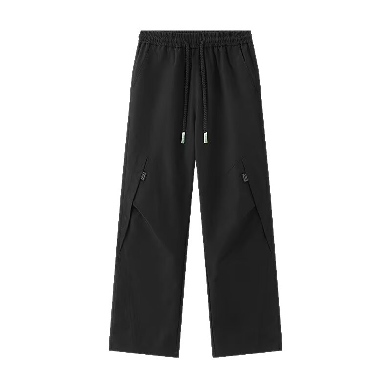 Hombres sueltos de tamaño grande comercio exterior primavera y otoño nuevos pantalones casuales de tamaño grande pantalones juveniles recto pantalones de piernas anchas transfronterizos