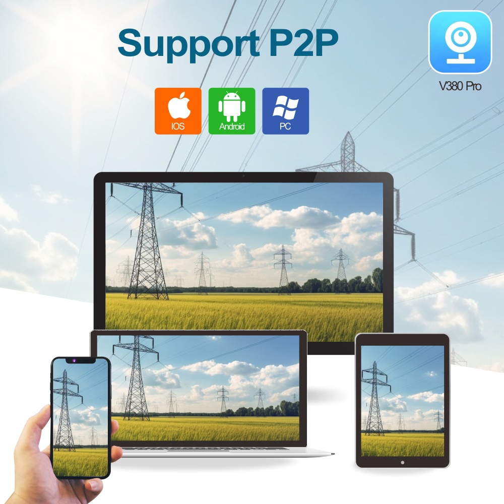 Smart Home Netzwerkkamera Wifi/4G Wireless Wasserdicht Nachtsicht CCTV Sicherheitskamera V380