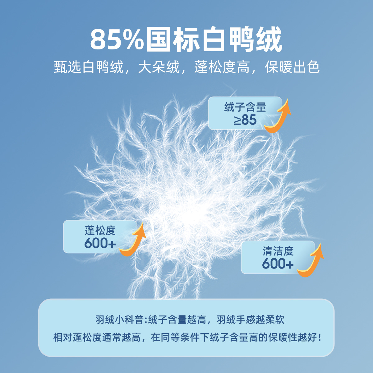 [Nuevo estándar nacional] Chaqueta de plumón de tres pruebas para niños, ropa de invierno para niños, chaqueta de plumón de pato para niñas, top con capucha para bebés