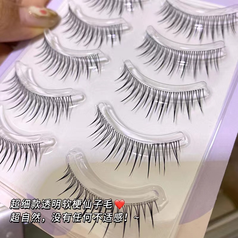 Lindo pestañas Shangpin gruesa Barbie pequeño diablo pestañas simulación natural curling cos dibujos animados hadas pestañas M06