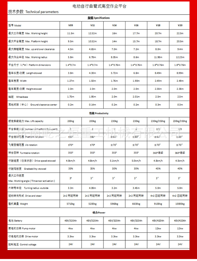 Curved Arm Lift Platform 14m Telescopic Arm Lift Platform for High-Altitude Work 16m Rotating Curved Arm Lift Platform for High-Altitude Work