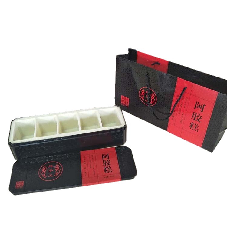新品阿胶糕包装盒马口铁阿胶糕铁盒山东信义包装厂供应