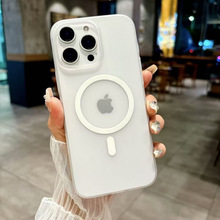 适用苹果17手机壳iPhone16PromaxPC防尘网磨砂磁吸保护套15Plus轻