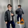 儿童加厚男童棒球服棉袄