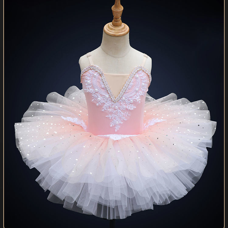 Pink blue red Ballet dance tutu skirts for girls baby skirt girl's fleabane skirt children dance clothing baby princess little swan dance costumes