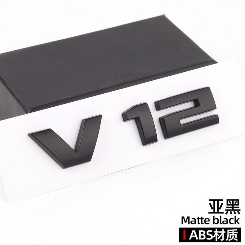 Suitable for the new BMW 7 Series V12, this includes the V12 side emblem, the V12 car logo, the M760LI rear badge, and the engine displacement sticker, all for modification purposes