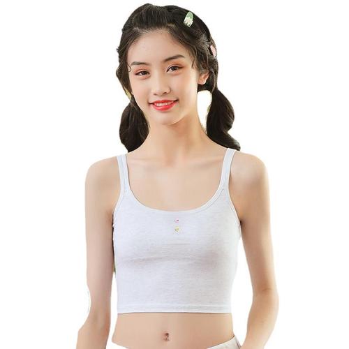 [Second Hair] Girls' Bra Developmental Period Student Underwear 14-15-16 Years Old High School Junior High School Students Puberty