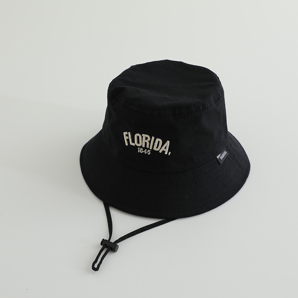 ins sombrero de pescador de bebé coreano primavera y otoño letras casuales versátiles sombrero para niños sombrero para niños sombrero para niñas