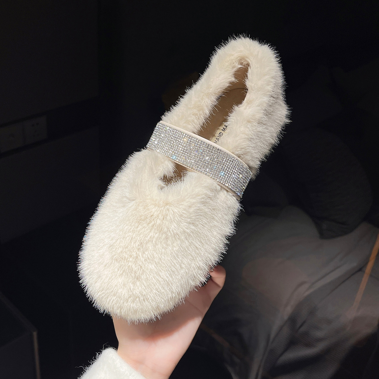 Senhora sapatos de couro sapatos casuais tênis tecido versátil arco apoio calçado tênis_voghion.com