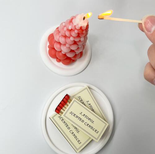 Wholesale Scented Candle Matchbox Creative Fashion Antique Matchbox Cakery Store Home Use