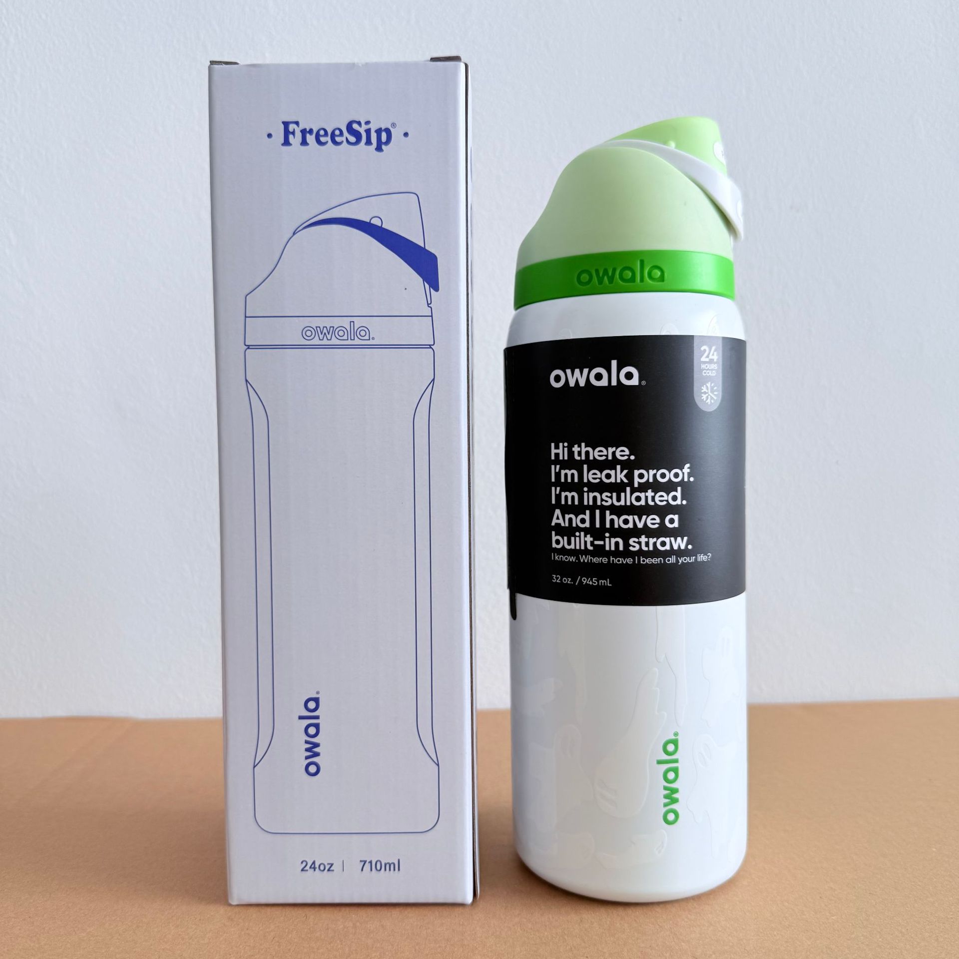 Owala en stock de gran capacidad portátil hervidor de agua al aire libre para hombres tazas de agua caliente de moda para mujeres tazas de fruta deportivas al por mayor