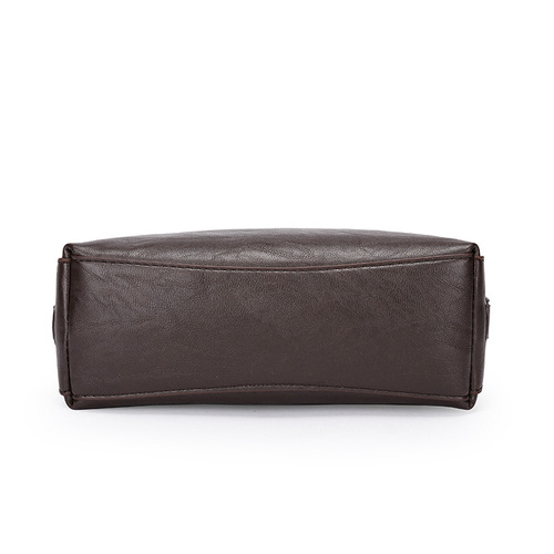Cross-border new men's storage small bag PU retro travel bag waterproof hand-held bag casual hand-grabbing bag men's handbag