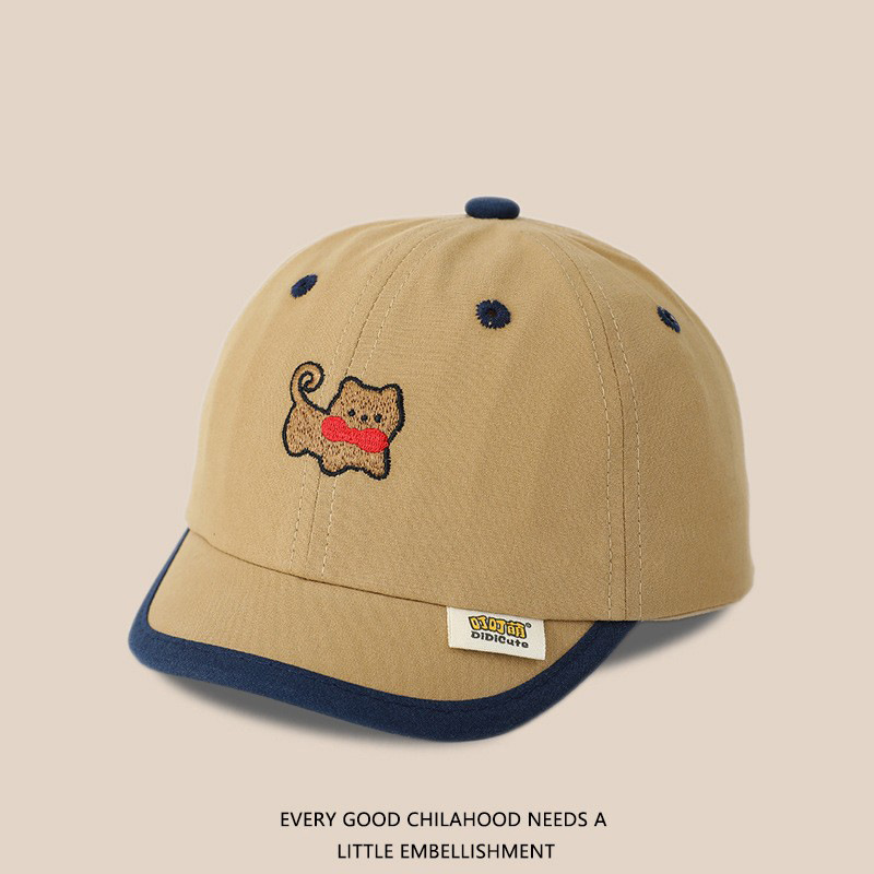 Sombreros para bebés primavera y otoño gorras delgadas gorras de lengua de pato gorras de béisbol para bebés de género y género gorras de sombreros para bebés de estilo coreano gorras de sol para bebés de estilo coreano