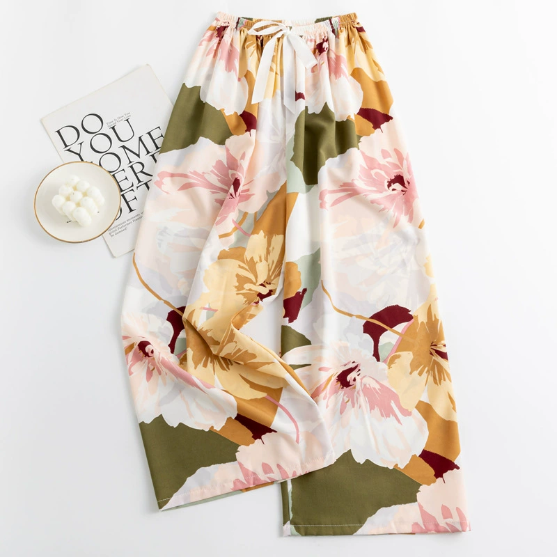 (Cross-border trading), summer thin comfortable cartoon trousers, oversize