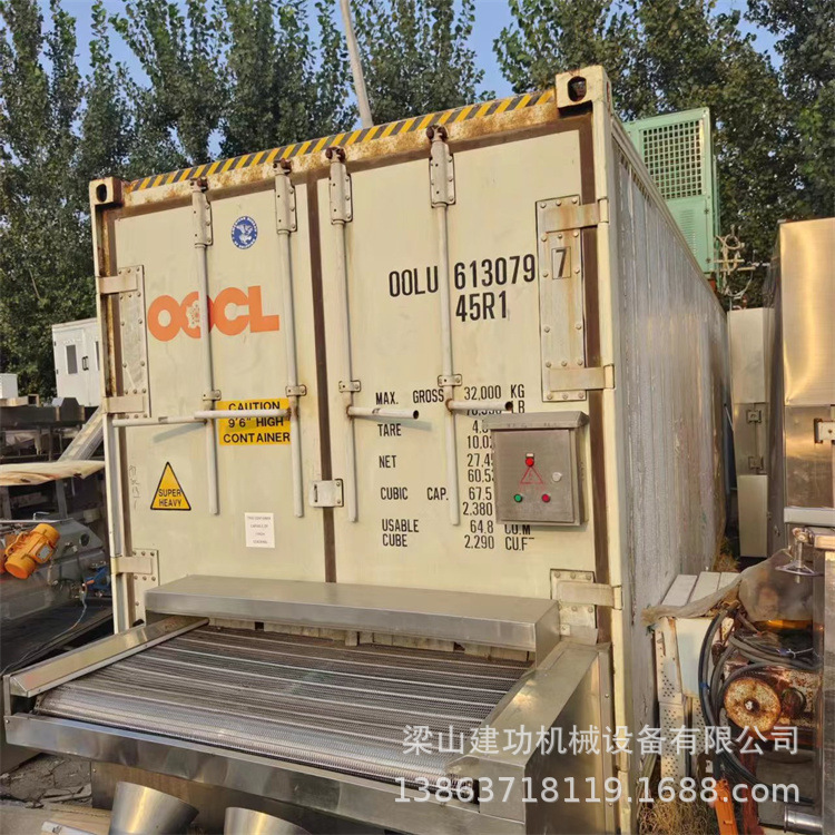 二手液氮隧道速冻机 连续式海鲜速冻流水线 鸡胸肉隧道式速冻机