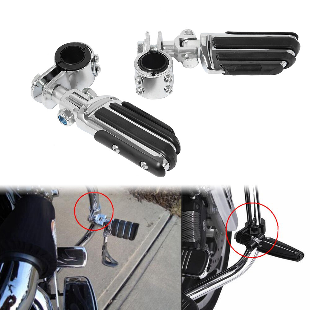 Suitable for Harley Road King Street Glide Modified Aluminum Alloy Footrests Motorcycle Modification Parts