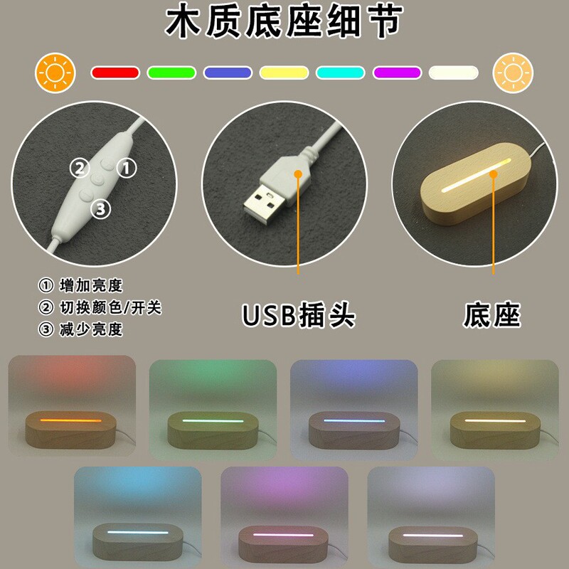 跨境Etsy新品圣诞节日氛围桌面摆台temu床头温馨装饰小夜灯礼物|undefined
