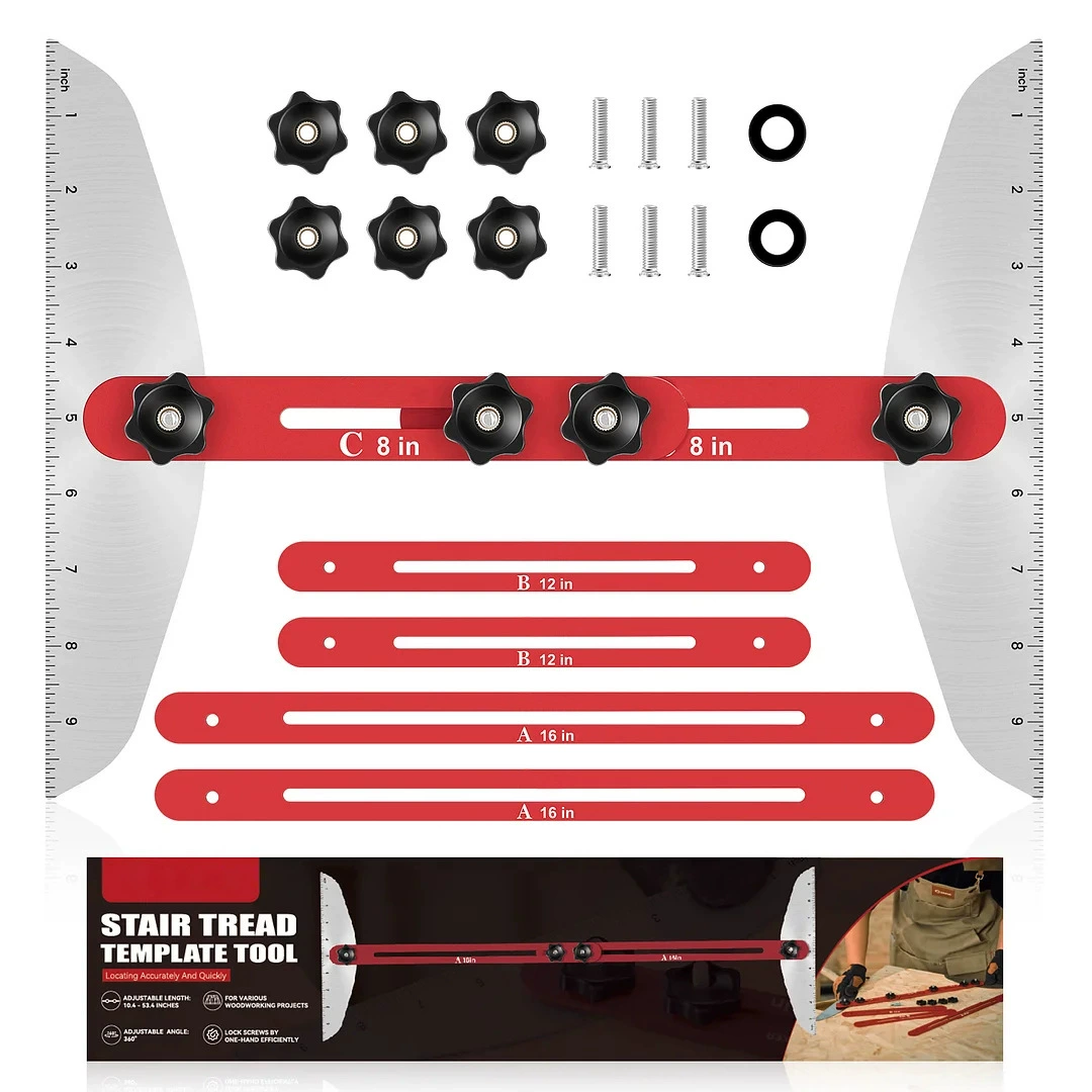 Новый стиль лестничная линейка многофункциональная складная линейка домашний инструмент Stair Tread Gauge