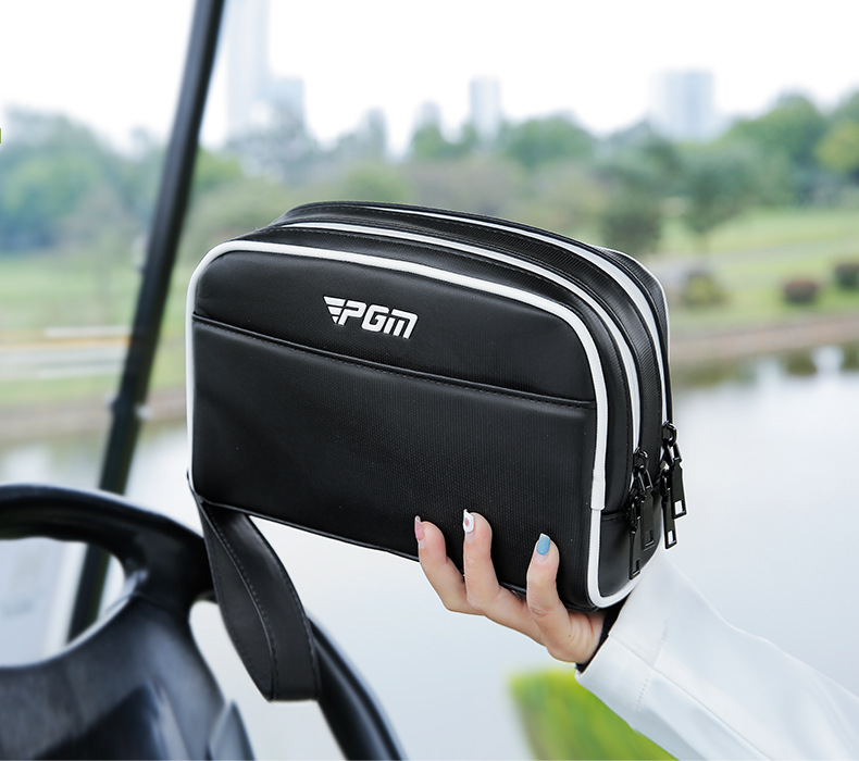 Túi đeo hông golf PGM chống nước, xách tay tiện lợi, 23x15x9 cm — SOB010-Đen (không thấm nước) chi tiết 13