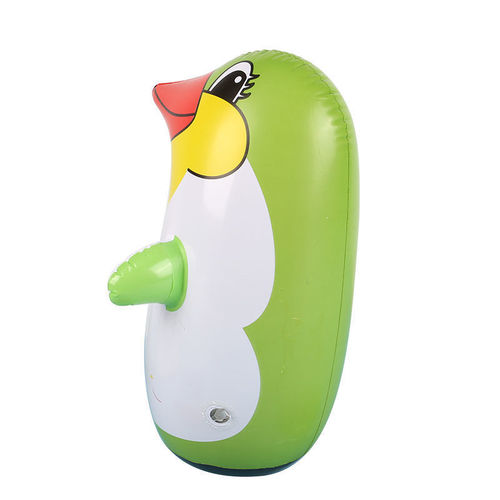 Manufacturer wholesale new children's animal inflatable little penguin pvc inflatable toy cartoon tumbler toy wholesale