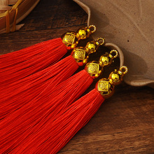 15cm福字葫芦流苏穗子五路财神流苏吊穗配饰香包挂件吊坠小穗子