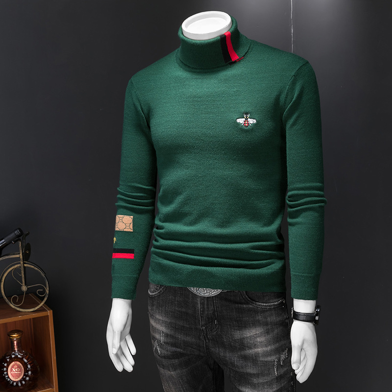 Herren Rollkragenpullover Aus Wolle Für Herbst Und Winter_voghion.com