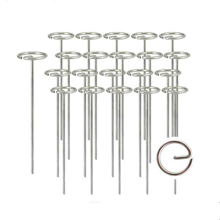 Садоводство Ландшафт 6in Rust Устойчивый оцинкованный Сад Деревянная Куча Круглая Верхняя Пейзаж Pin Земля Покрытие Ткань Куча