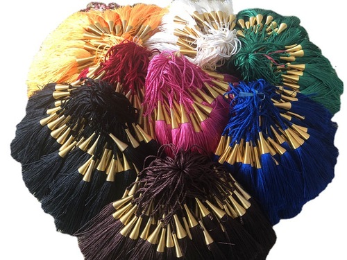 Tassel tassel diy handmade materials hanging tassel antique hanging curtain accessories hair accessories golden spring tassel