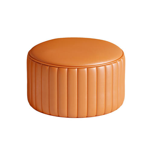 Wholesale Technology Fabric Small Stool Household Children Low stool Living Room Sofa Footstool Coffee Table Soft Seat Round Stool Leather Stool