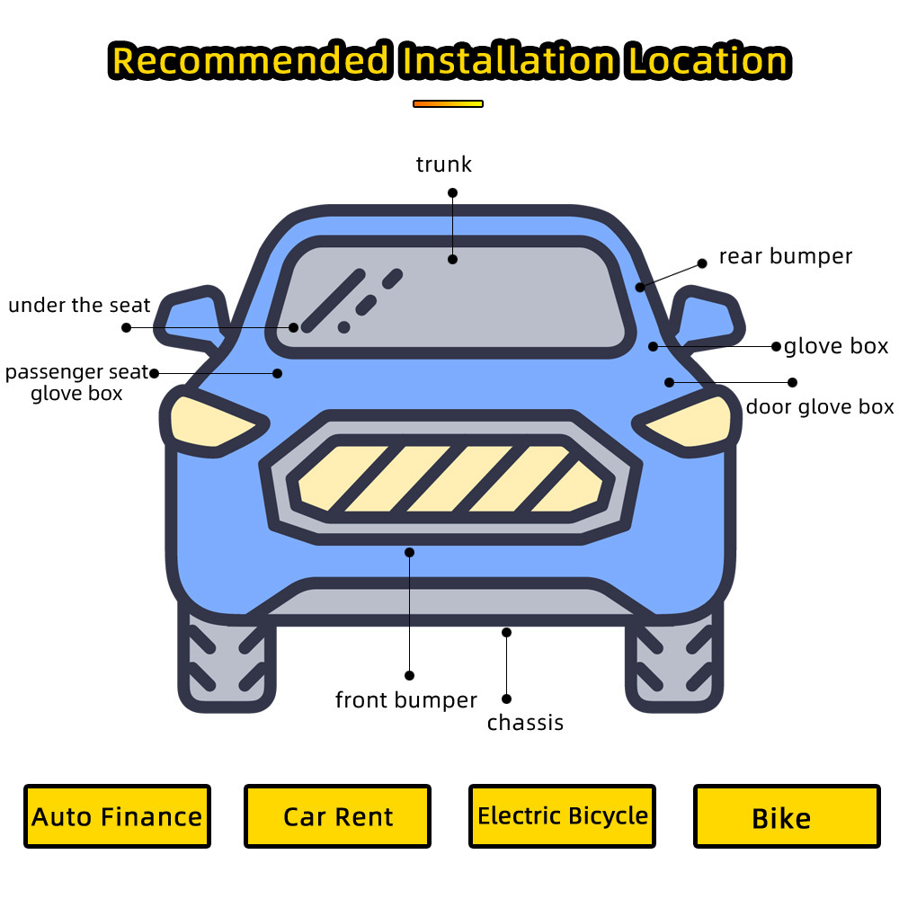 G11 Strong Magnetic Ip67 Waterproof Car Gps Locator Installation-Free Car Alarm 5000 Mah Standby 90 Days