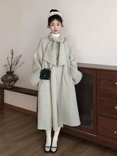 法式毛呢外套女氛围感时尚通勤显瘦感冬季大衣国内一二线品牌